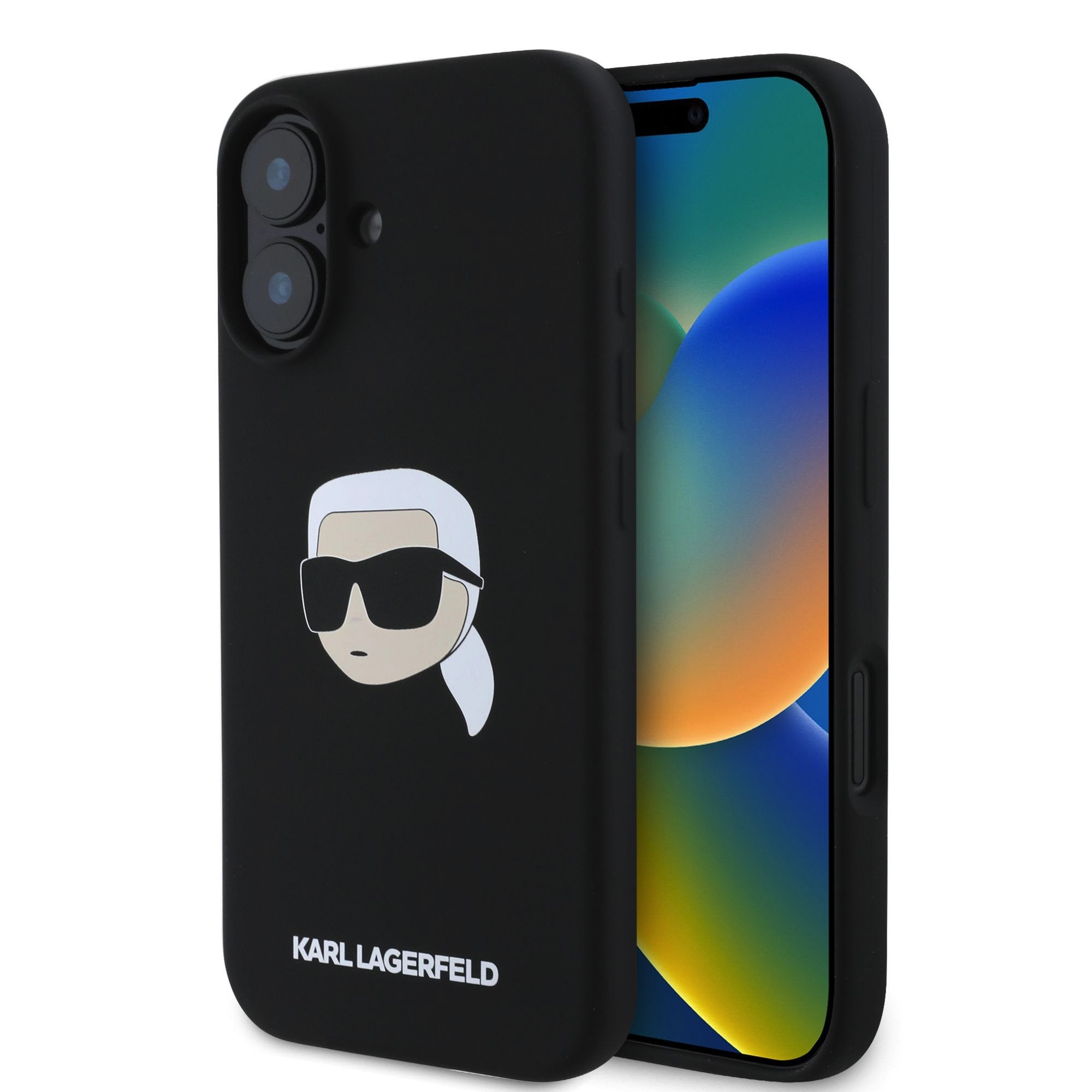 Karl Lagerfeld Liquid Silicone Karl Head MagSafe Zadní Kryt