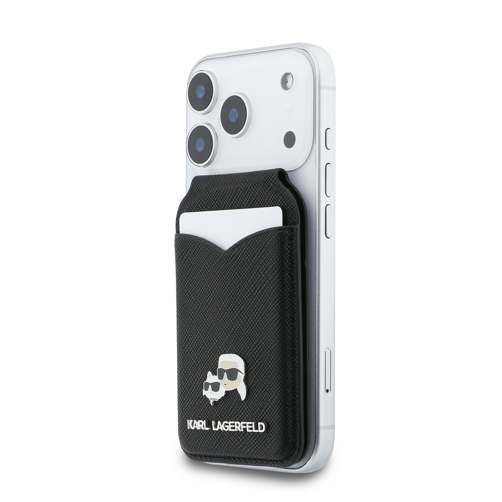 Karl Lagerfeld Mirror MagSafe Cardslot Peněženka se Stojanem