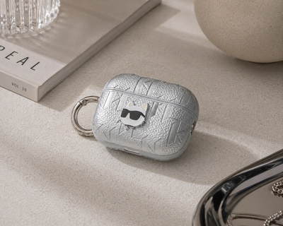 Karl Lagerfeld PU Embossed Choupette Head Pouzdro - pohled 1