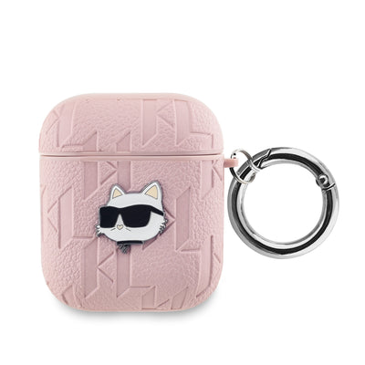 Karl Lagerfeld PU Embossed Choupette Head Pouzdro
