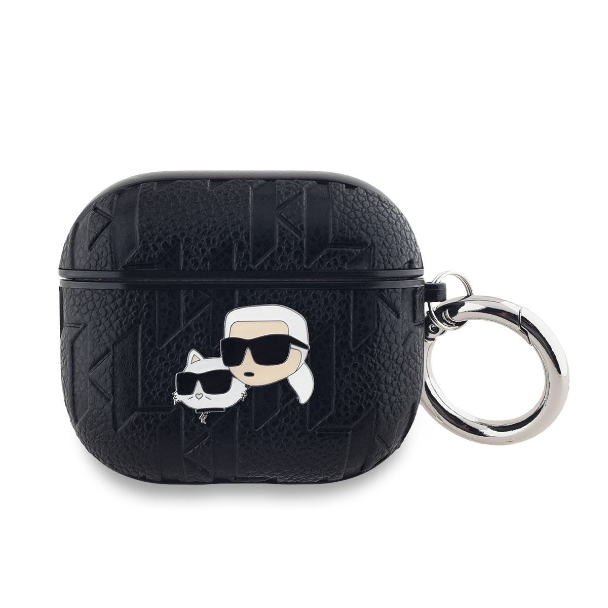 Karl Lagerfeld PU Embossed Karl and Choupette Heads Pouzdro - pohled 3