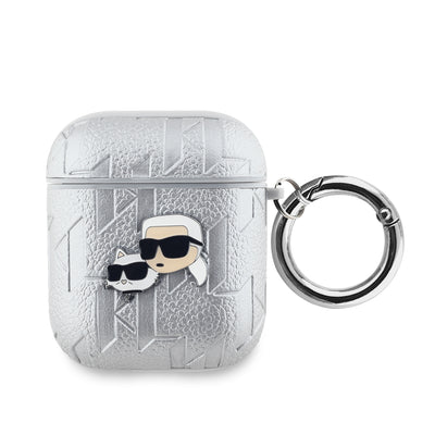 Karl Lagerfeld PU Embossed Karl and Choupette Heads Pouzdro - pohled 7