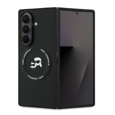 Karl Lagerfeld MagSafe kryt na Samsung - PU Karl and Choupette Heads