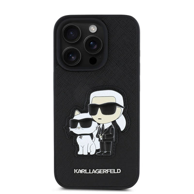Karl Lagerfeld PU Saffiano Karl and Choupette Zadní Kryt