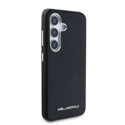 Karl Lagerfeld kožený kryt na Samsung - Saffiano Metal Logo and Frame