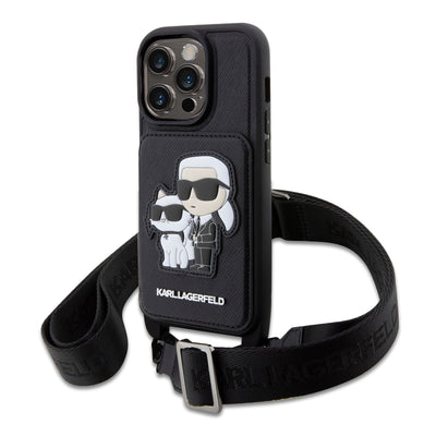 Karl Lagerfeld Saffiano Crossbody Popruh Karl and Choupette Kryt