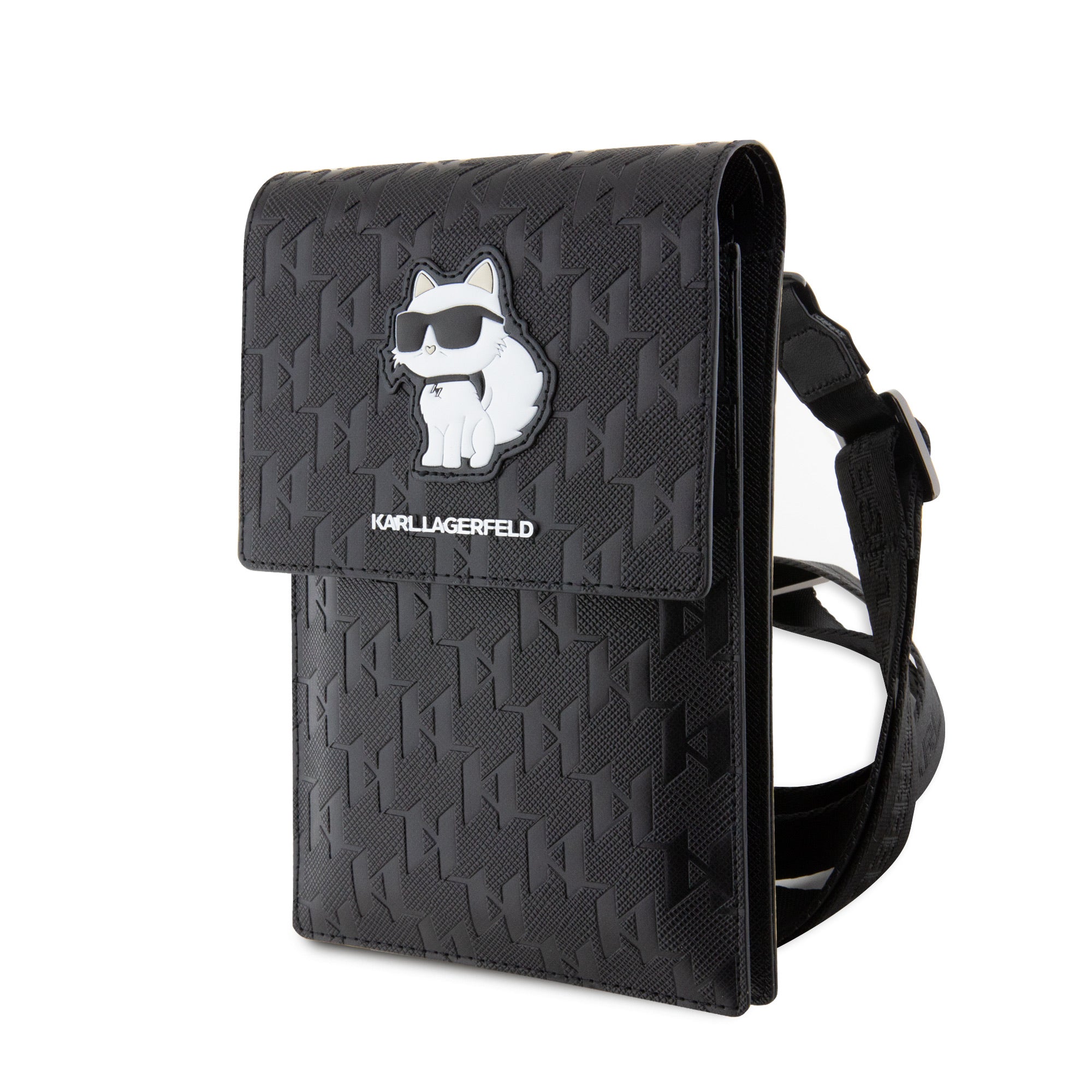 Karl Lagerfeld Saffiano Monogram Choupette NFT Taška na Telefon - pohled 5