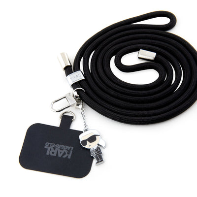 Karl Lagerfeld Universal Crossbody Popruh Cord and Ikonik Pins