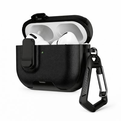 Kožený obal se stojánkem na Apple AirPods - pohled 4