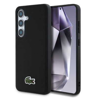 Lacoste MagSafe kryt na Samsung - Iconic Petit Pique Woven Logo