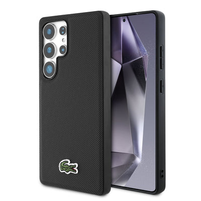 Lacoste MagSafe kryt na Samsung - Iconic Petit Pique Woven Logo