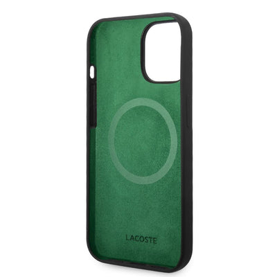 Lacoste Liquid Silicone Microfiber Croc Logo MagSafe Zadní Kryt