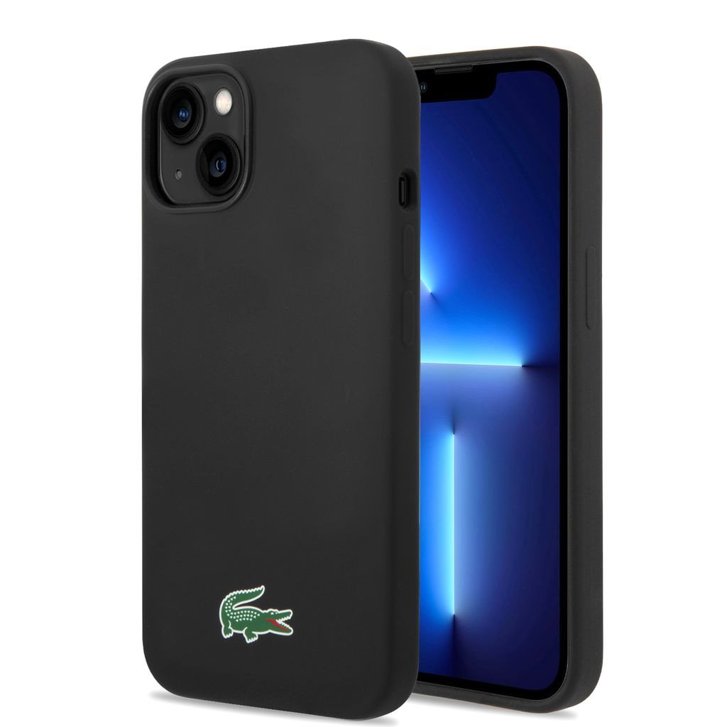Lacoste Liquid Silicone Microfiber Croc Logo MagSafe Zadní Kryt