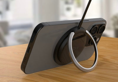 MagSafe 15W bezdrátová nabíječka se stojánkem FIXED černá - pohled 3
