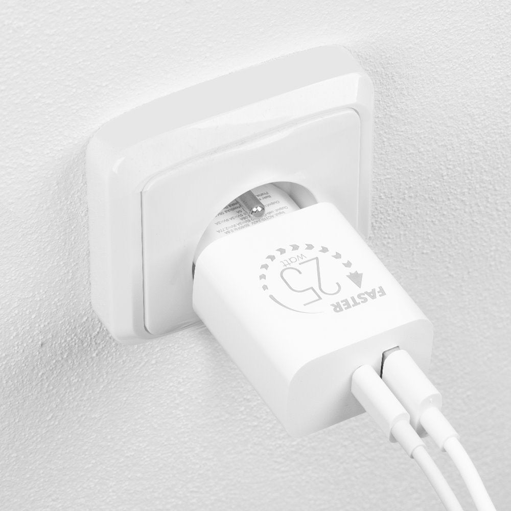 OBAL:ME Cestovní Nabíječka USB-A + USB-C 25W - pohled 3