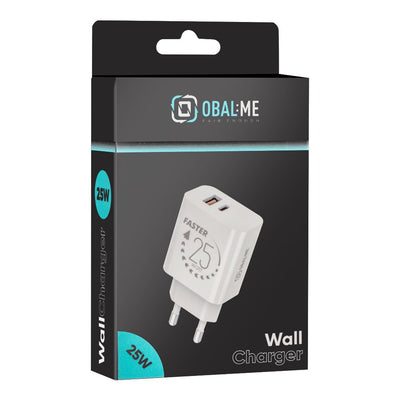 OBAL:ME Cestovní Nabíječka USB-A + USB-C 25W - pohled 4