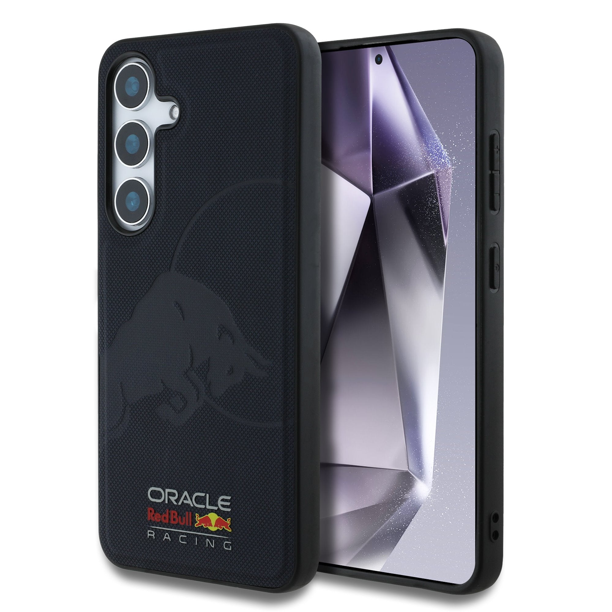 Red Bull MagSafe kožený kryt na Samsung - Meshed Debossed Logo