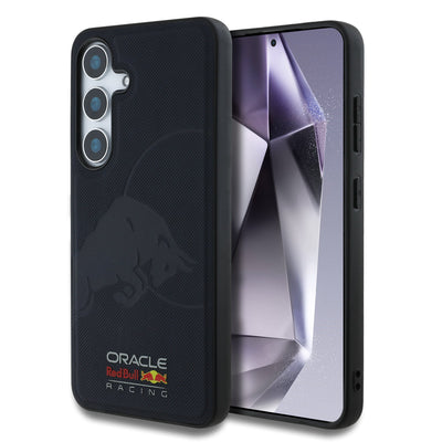 Red Bull MagSafe kožený kryt na Samsung - Meshed Debossed Logo