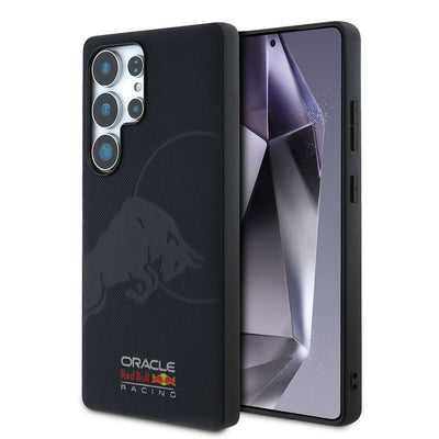 Red Bull MagSafe kožený kryt na Samsung - Meshed Debossed Logo