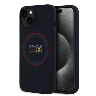 Red Bull MagSafe silikonový kryt na iPhone – Blue Ring - pohled 14