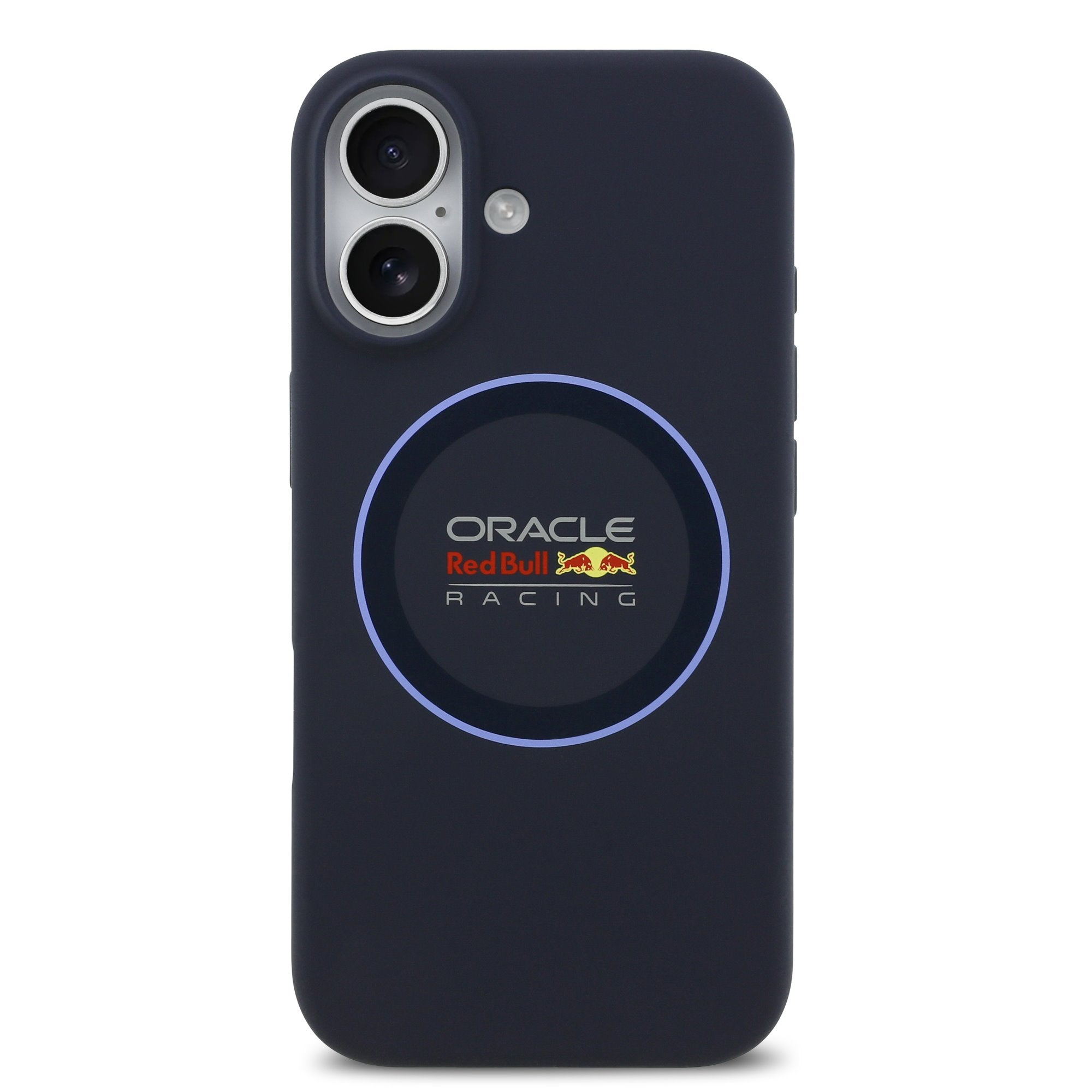 Red Bull MagSafe silikonový kryt na iPhone – Blue Ring - pohled 2