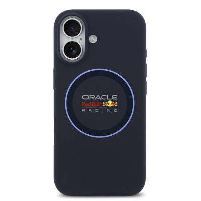 Red Bull MagSafe silikonový kryt na iPhone – Blue Ring - pohled 2
