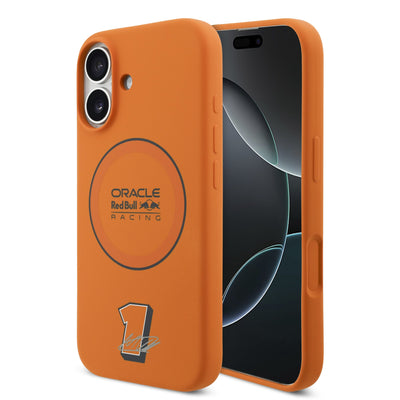 Red Bull MagSafe silikonový kryt na iPhone – Blue Ring - pohled 7