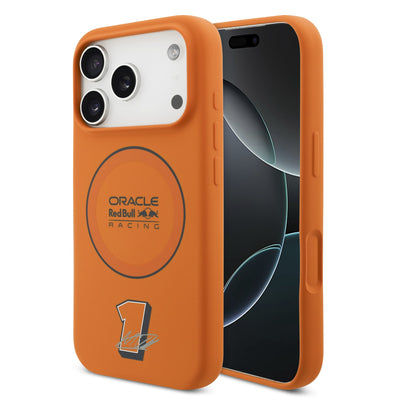 Red Bull MagSafe silikonový kryt na iPhone – Blue Ring - pohled 9