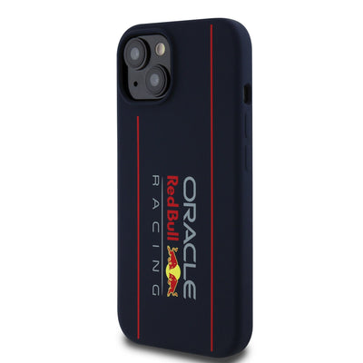 Red Bull MagSafe silikonový kryt na iPhone – Vertical Logo - pohled 1