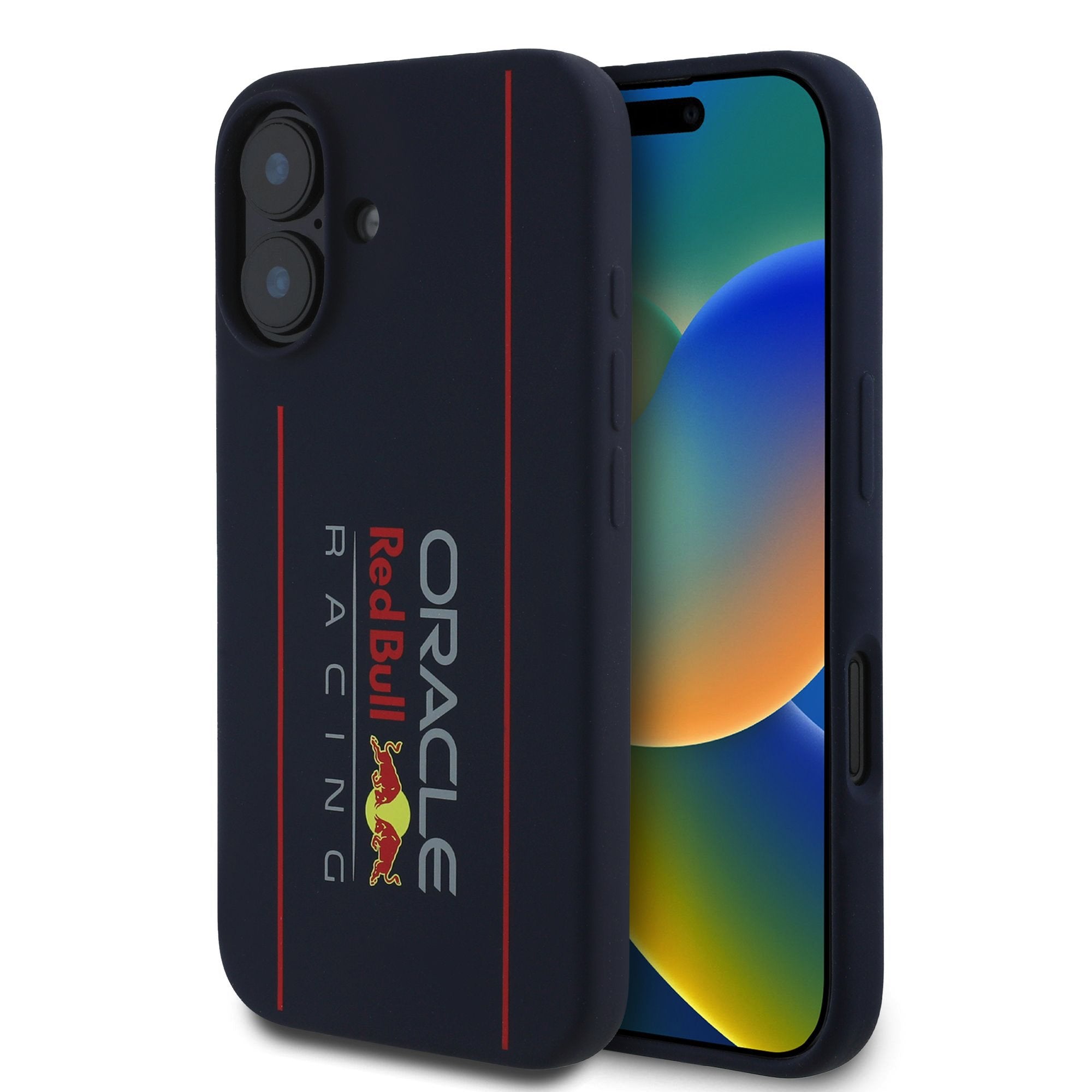 Red Bull MagSafe silikonový kryt na iPhone – Vertical Logo - pohled 7