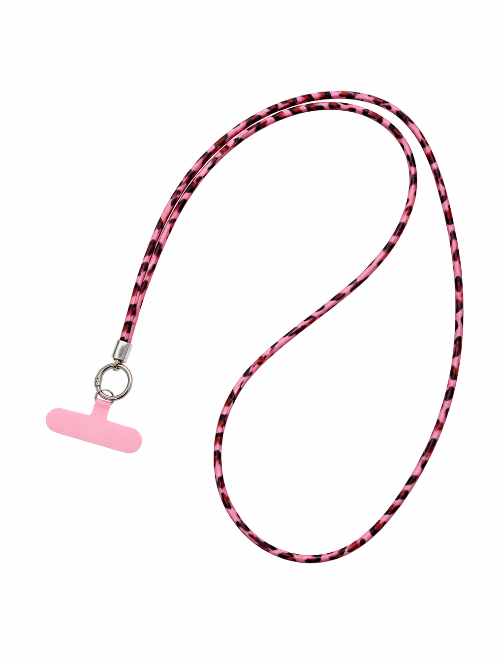Růžová popruh pogumovaný crossbody - pohled 1