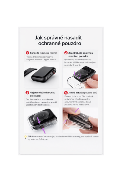 Silikonový obal na Apple Watch - pohled 4