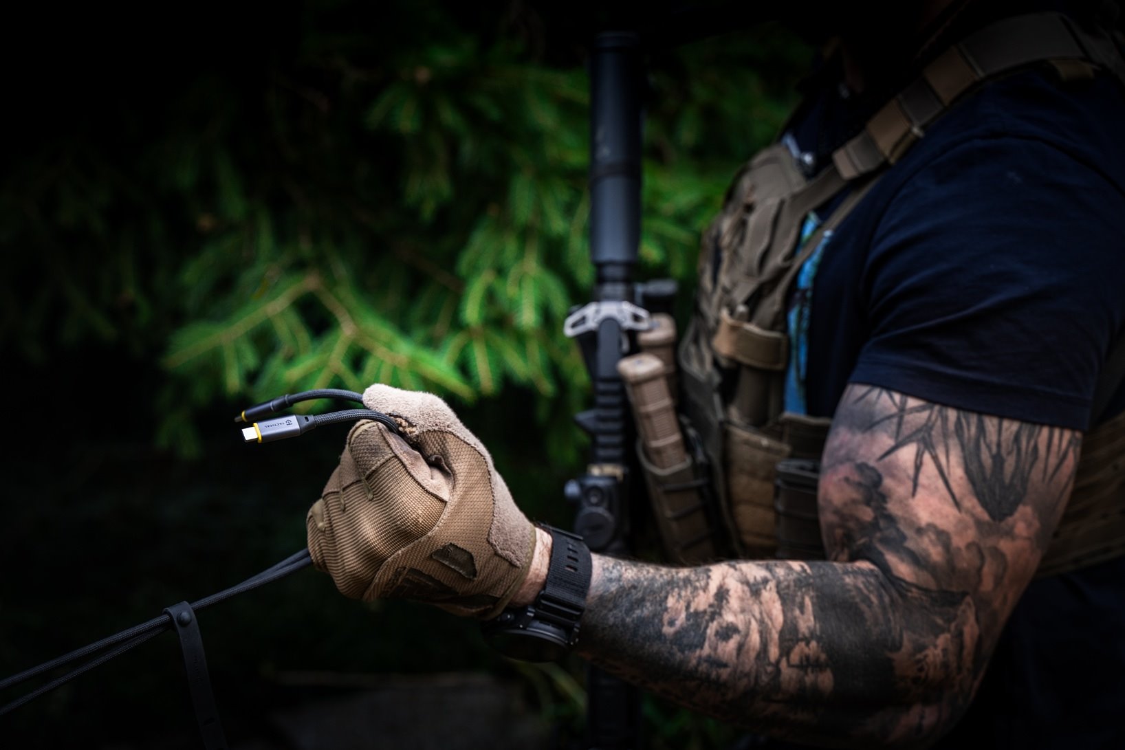 Tactical Fast Rope Aramid 2.0 Cable USB-A/USB-C