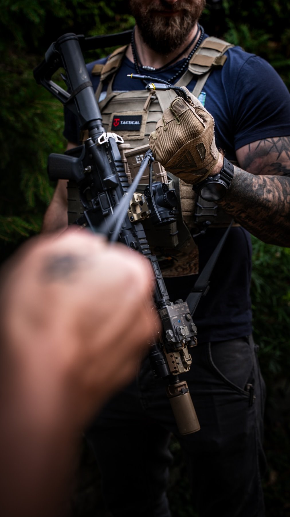 Tactical Fast Rope Aramid 2.0 Cable USB-C/USB-C