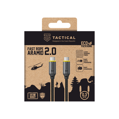 Tactical Fast Rope Aramid 2.0 Cable USB-C na USB-C 100W - pohled 6