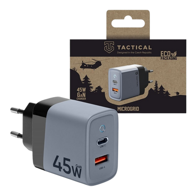 Tactical Microgrid GaN 45W šedá - pohled 4