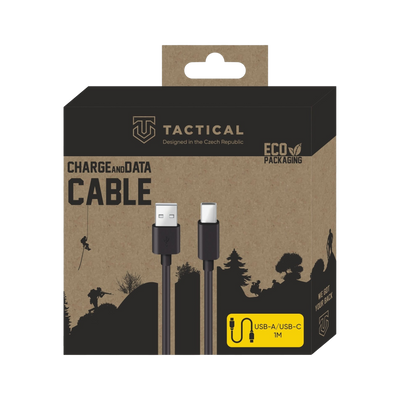 Tactical USB-A/USB-C 60W kabel Smooth Thread Cable