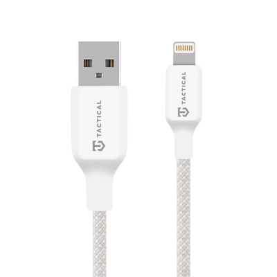 Tactical USB-A na Lightning 60W opletený kabel Stitch Thread - pohled 3