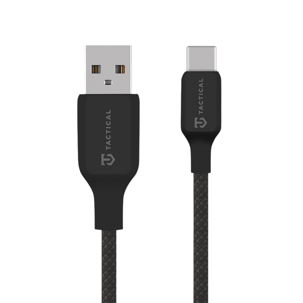 Tactical USB-A na USB-C 60W opletený kabel Stitch Thread - pohled 1