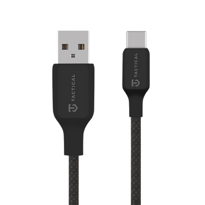 Tactical USB-A na USB-C 60W opletený kabel Stitch Thread - pohled 1