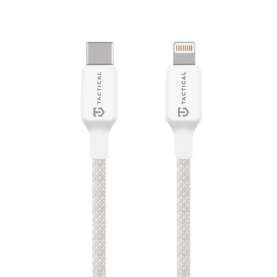 Tactical USB-C na Lightning 60W opletený kabel Stitch Thread - pohled 4