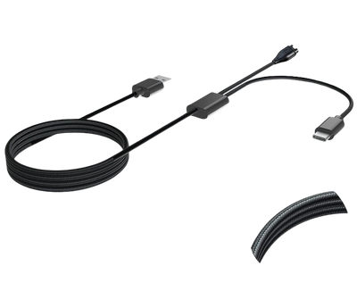 Tactical USB Nabíjecí Kabel 2v1 pro Garmin Fenix 7/8, Tactix 8 + USB-C - pohled 2