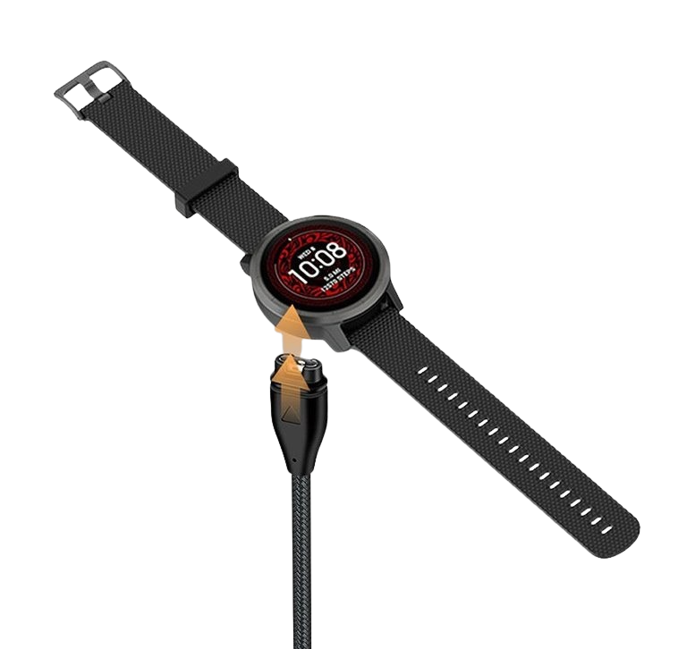 Tactical USB Nabíjecí Kabel 2v1 pro Garmin Fenix 7/8, Tactix 8 + USB-C - pohled 4