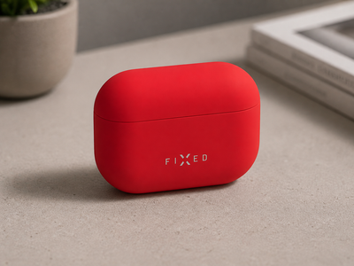 Ultratenké silikonové pouzdro FIXED pro Apple AirPods - pohled 1