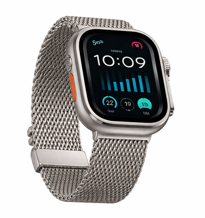 Ocelový milánský řemínek se sponou pro muže na Apple Watch 42/44/45/46/49mm - pohled 2